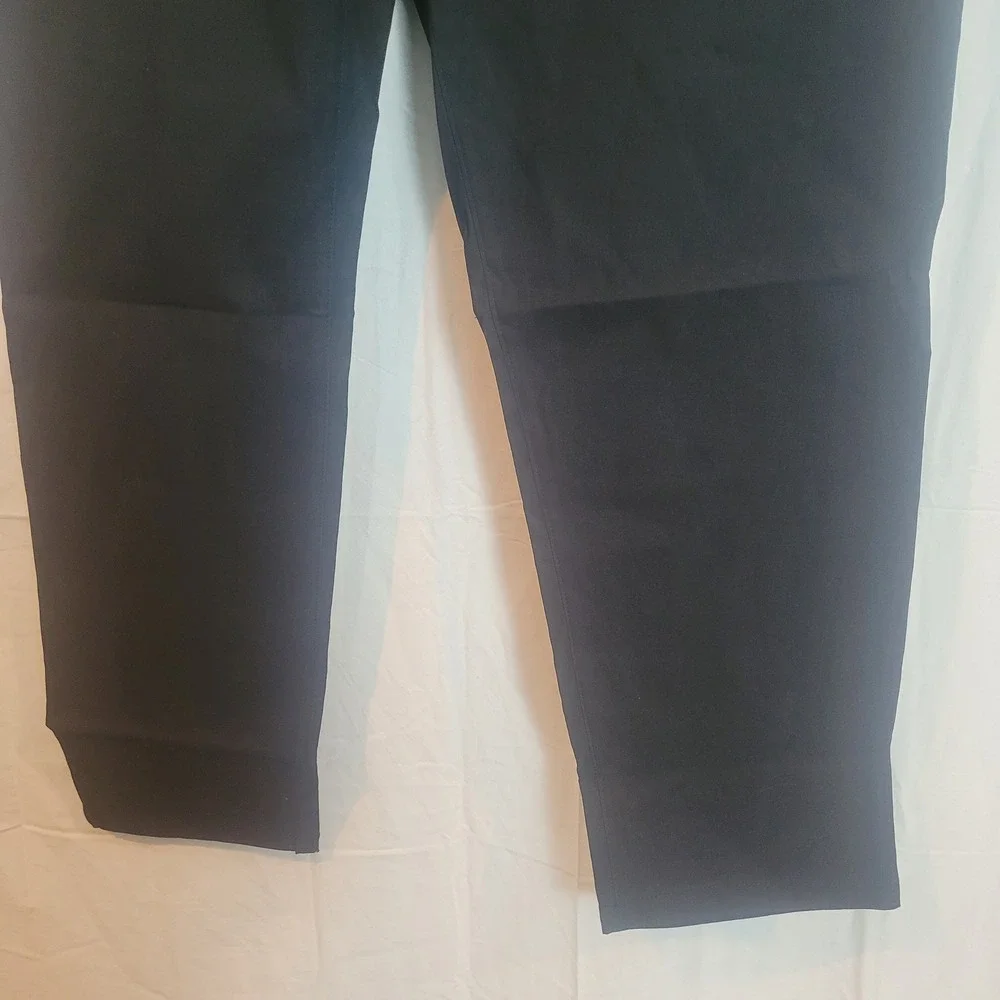Eddie Bauer Horizon‎ Straight Ankle Pant Black Womens Size 8 Hiking Casual NEW